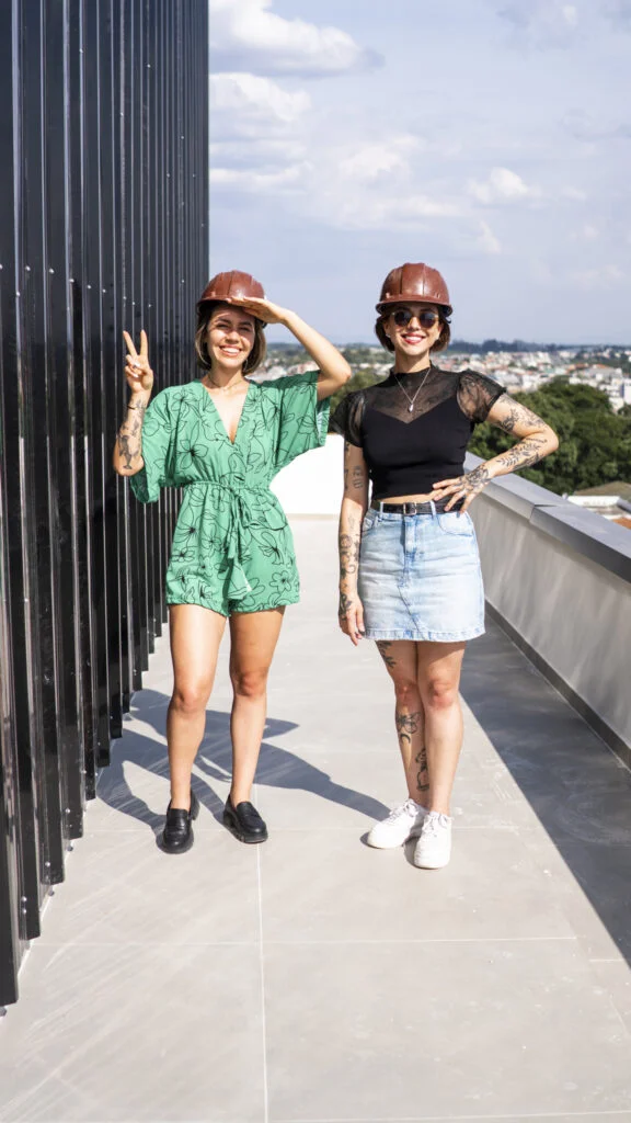 Sarah e Iza no Shopping Pinheiros