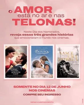 filmes românticos Dia dos Namorados Foto: Reprodução
