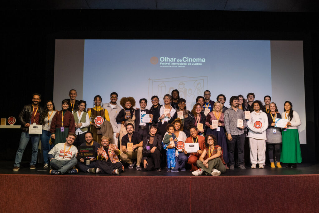 Vencedores das categorias no Olhar de Cinema 2025 / Foto: Divulgação