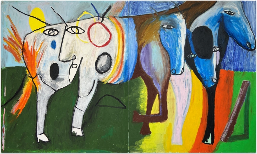 O Sonho do Sonho (2024), óleo sobre tela. 190x320cm / Foto: Divulgação