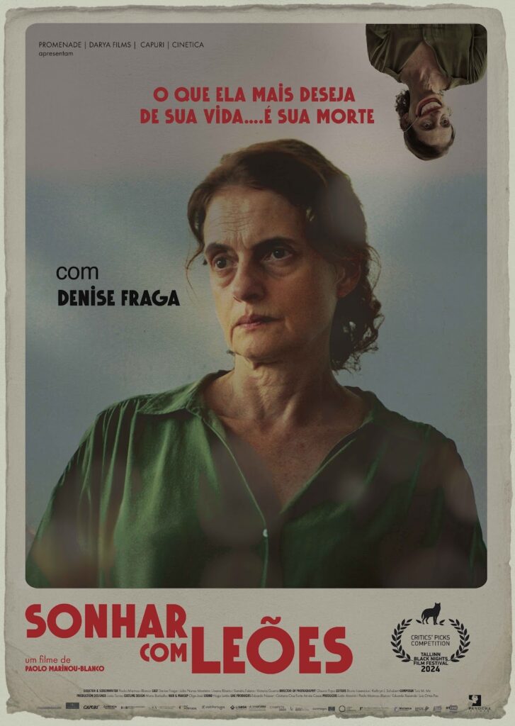 Cartaz oficial do filme "Sonhar com Leões" | Créditos: Divulgação